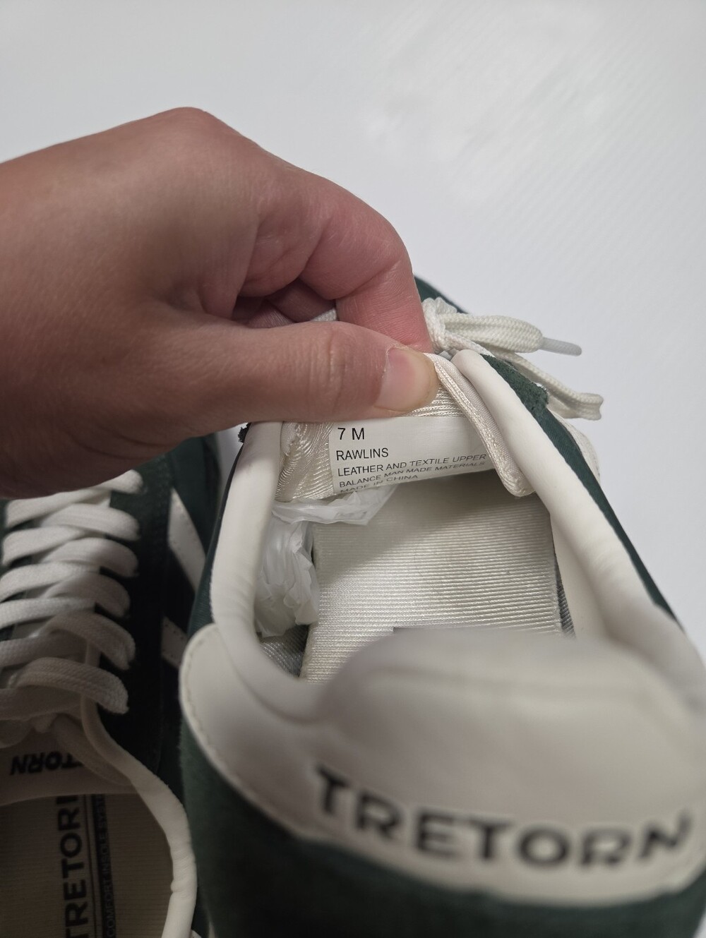 Tretorn Rawlins Women’s Size 7 Green Suede Retro Low Top Sneakers - Picture 6 of 7